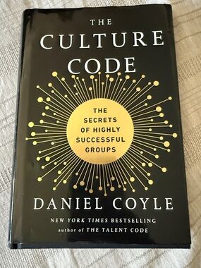 The Culture Code by Daniel Coyle — Black & Gold Hardcover